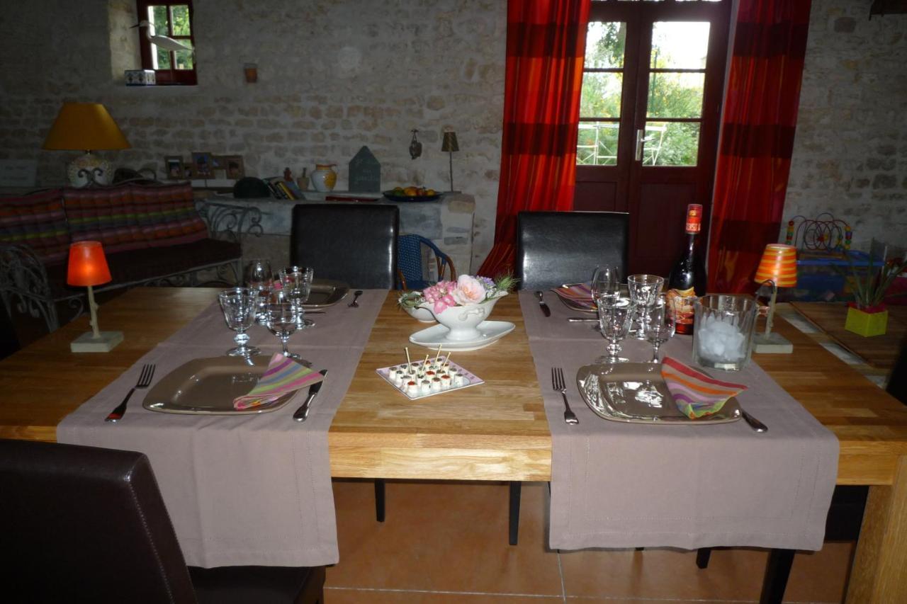 Vouhé Le Logis De La Poupeliere B&B 외부 사진